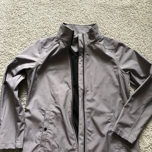 Gray Full-Zip Jacket